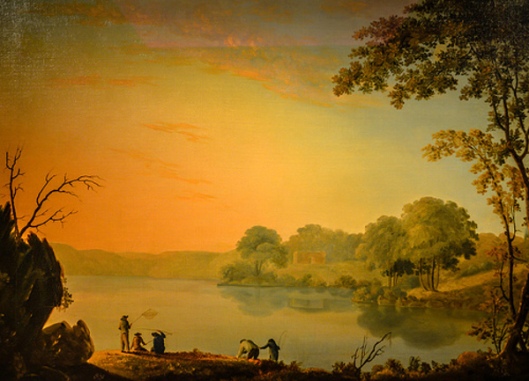 View Of The North Hudson River, Evening